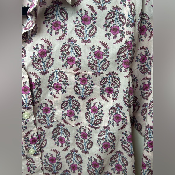 J.Crew Floral Button Down Shirt NWT Small - Picture 3 of 12